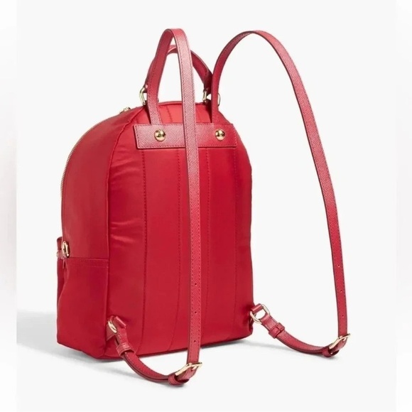 Dolce & Gabanna Red Appliquéd Shell Backpack NWT main image 9